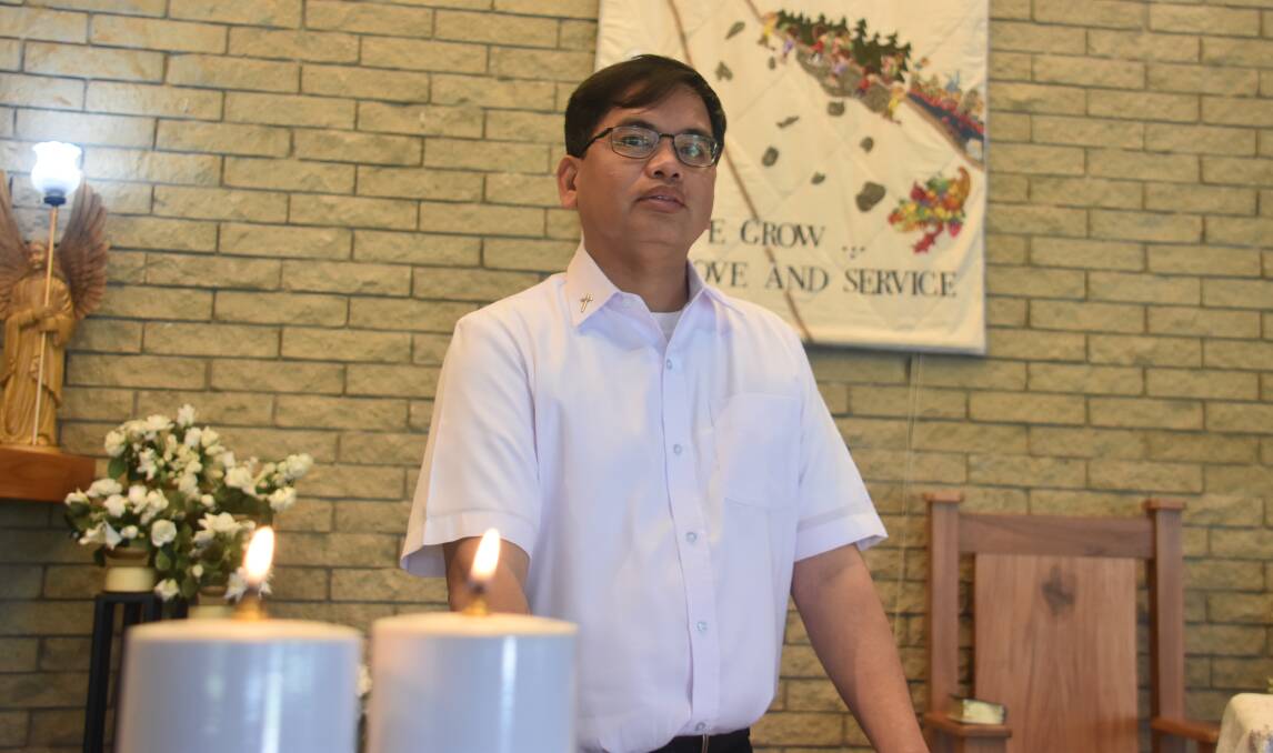 Thankful: Father Roel Llave is keen to see the whole community celebrate the anniversary together.
