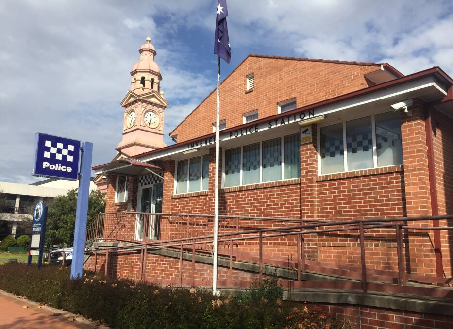The teen was arrested at the Inverell Police Station. 