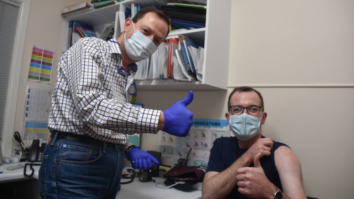 GET VACCINATED: Northern Tablelands MP Adam Marshall has been vaccinated. Photo: Andrew Messenger