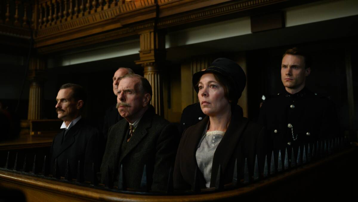 Timothy Spall as Edward Swan and Olivia Colman as Edith Swan in Wicked Little Letters. Picture Studiocanal