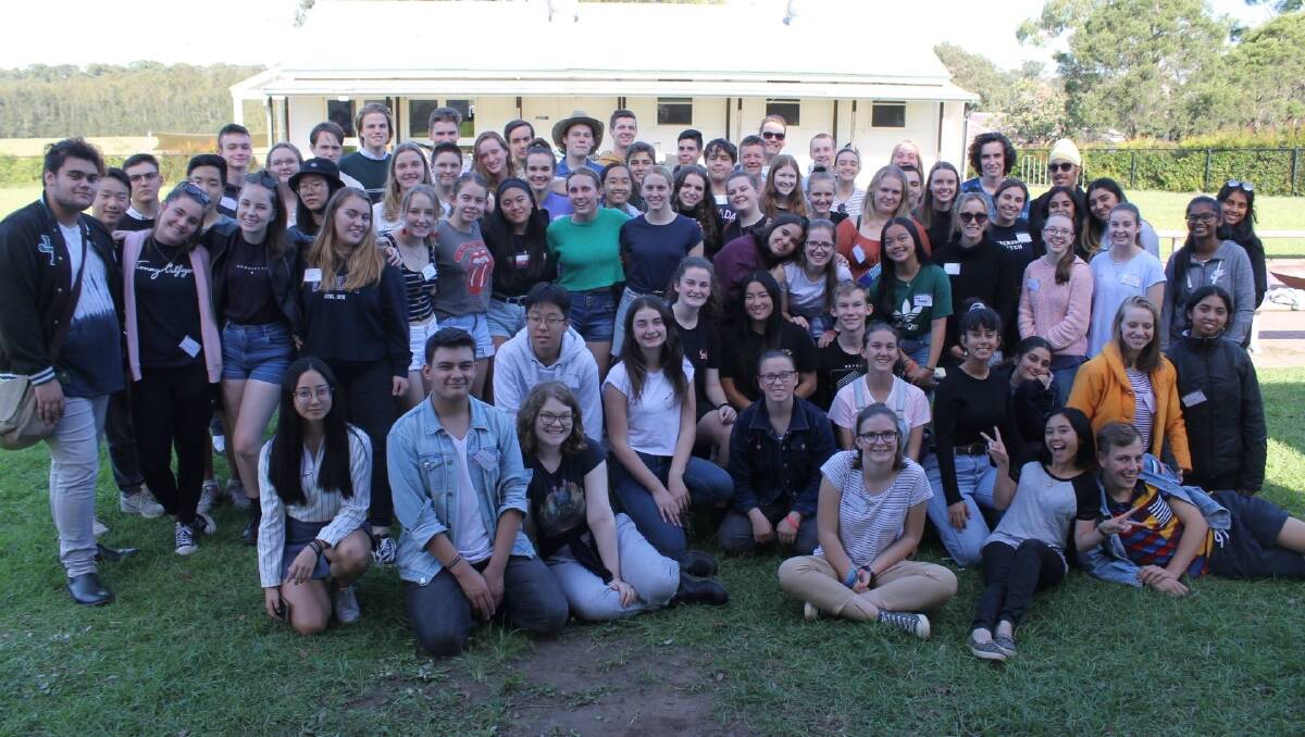 Imogen McDonald with her fellow NSW YMCA Youth Parliament participants.
