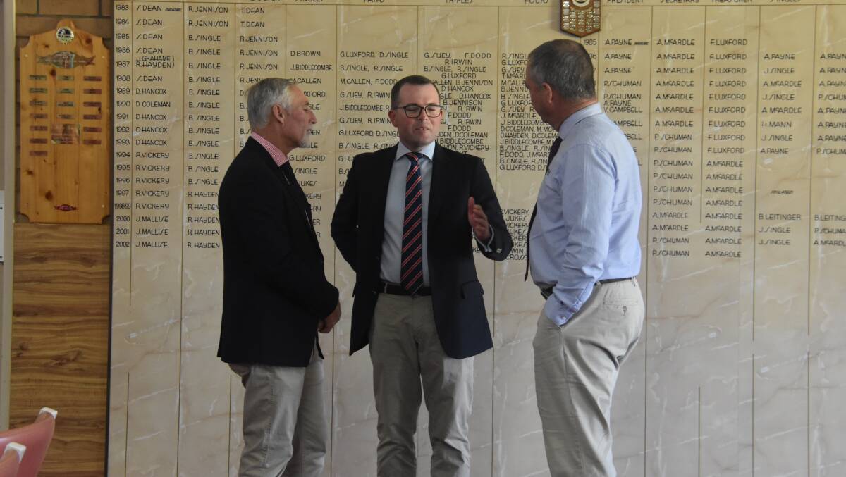 Inverell mayor Paul Harmon, Northern Tablelands MP Adam Marshall and Armidale mayor Simon Murray met in Tingha in February to finalise the decision.