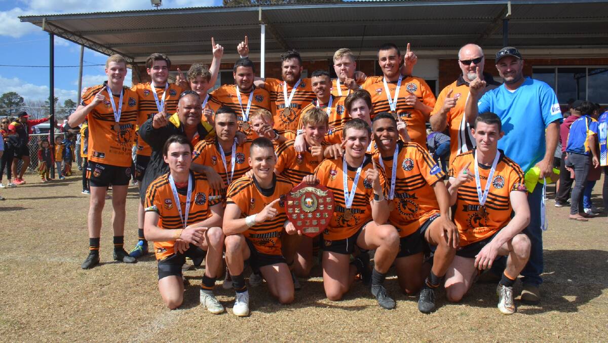 Winners: Tingha Tigers won the U18s grand final against Moree on Saturday. Jye Lavender was named player of the match. Photo: Ellen Dunger.
