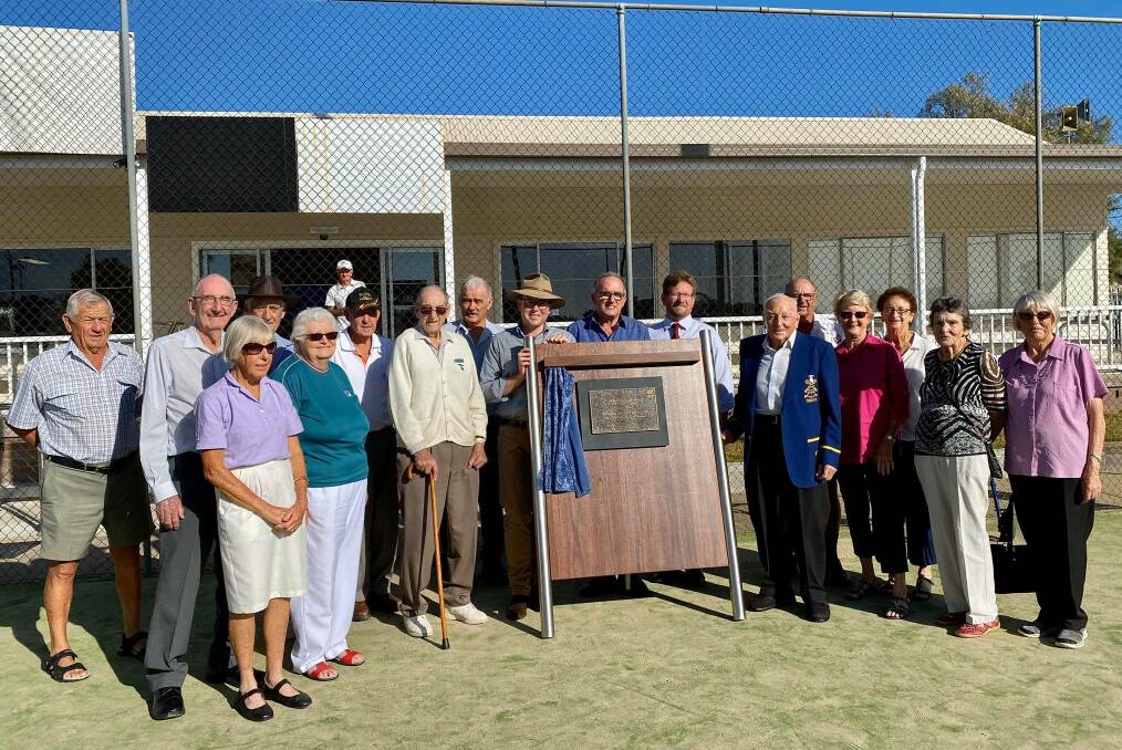 Milestone: Inverell Tennis Club's new and improved clubhouse was officially opened on Sunday with members and special guests in attendance. Photo: Adam Marshall.