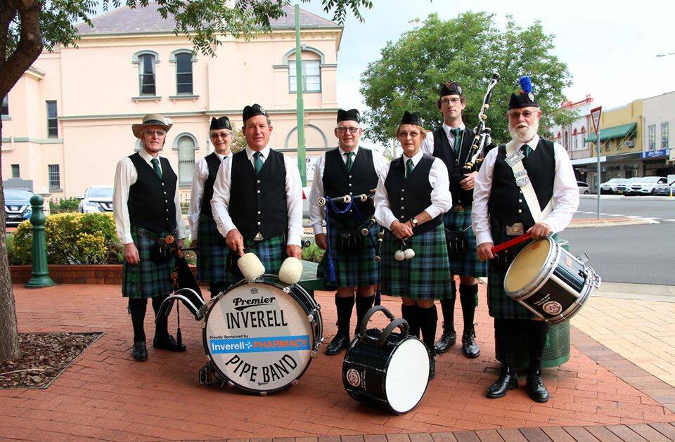 Inverell Pipe Band welcomes new faces. Photo by Inverell Shire Council.
