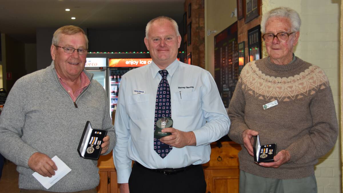 Retired Police Association trio honoured for years of service