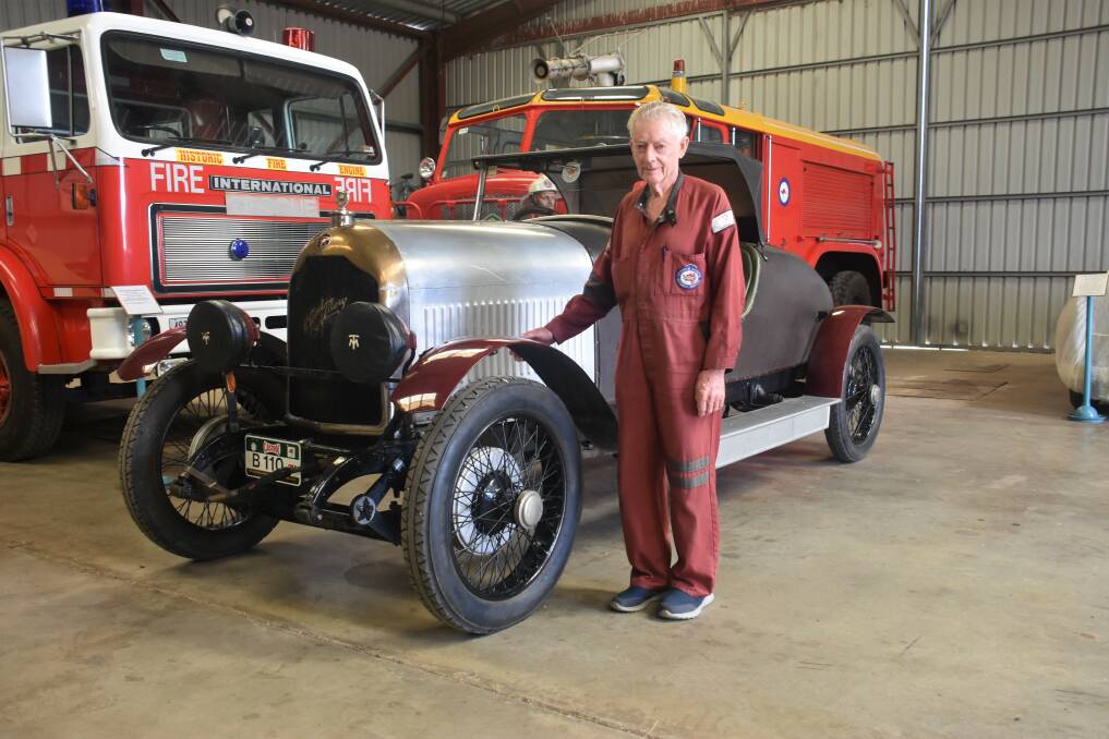 On route: Inverell's Ron Thorpe said goodbye to the 1922 model S.G Roadster Turcat-Mery.
