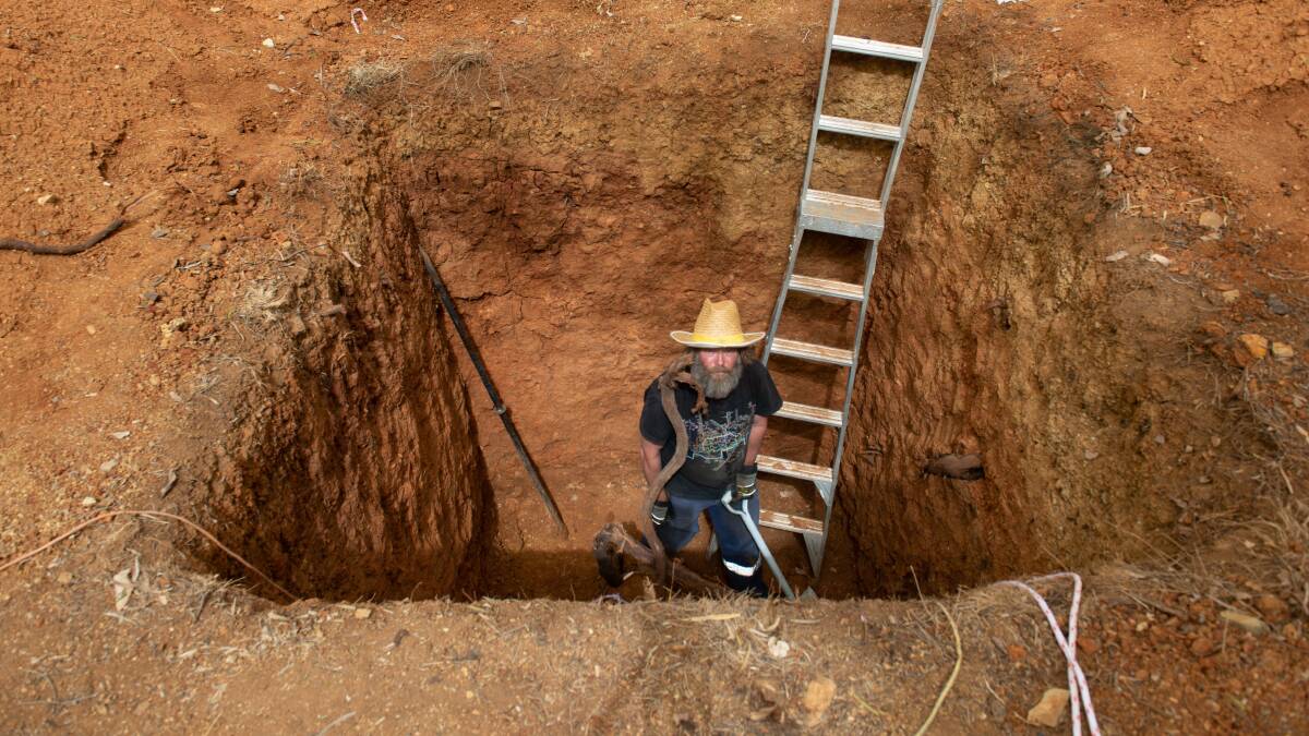 Pulse: To prepare himself to answer these and other questions Alex will retreat into the three metre deep hole for 48 hours. 