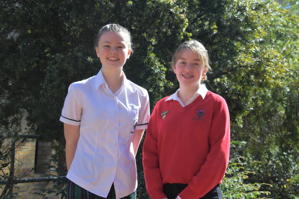 Rural voice: Macintyre High School students Abby Chetham and Lily King have been chosen as NSW Rural Youth Ambassadors for 2020.
