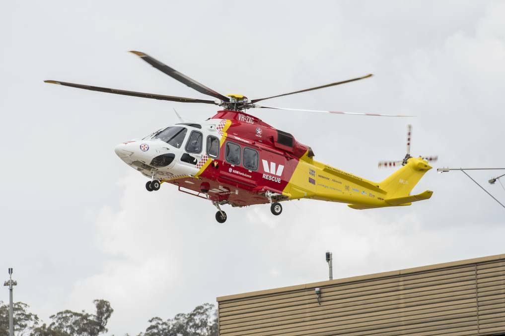 Bad weather: The Westpac Rescue Helicopter team could not get to the injured man due to low fog and cloud.
