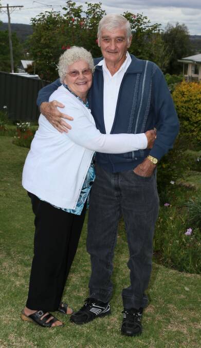 Six decades: Denis and Gloria will spend Thursday celebrating their 60th wedding anniversary. They will celebrate with their four children and many grandchildren.