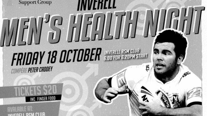 Prostate Cancer Support Group to host a Men's Health Night in Inverell