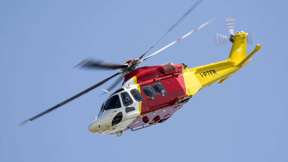 Man airlifted after falling into fire at a Tingha property