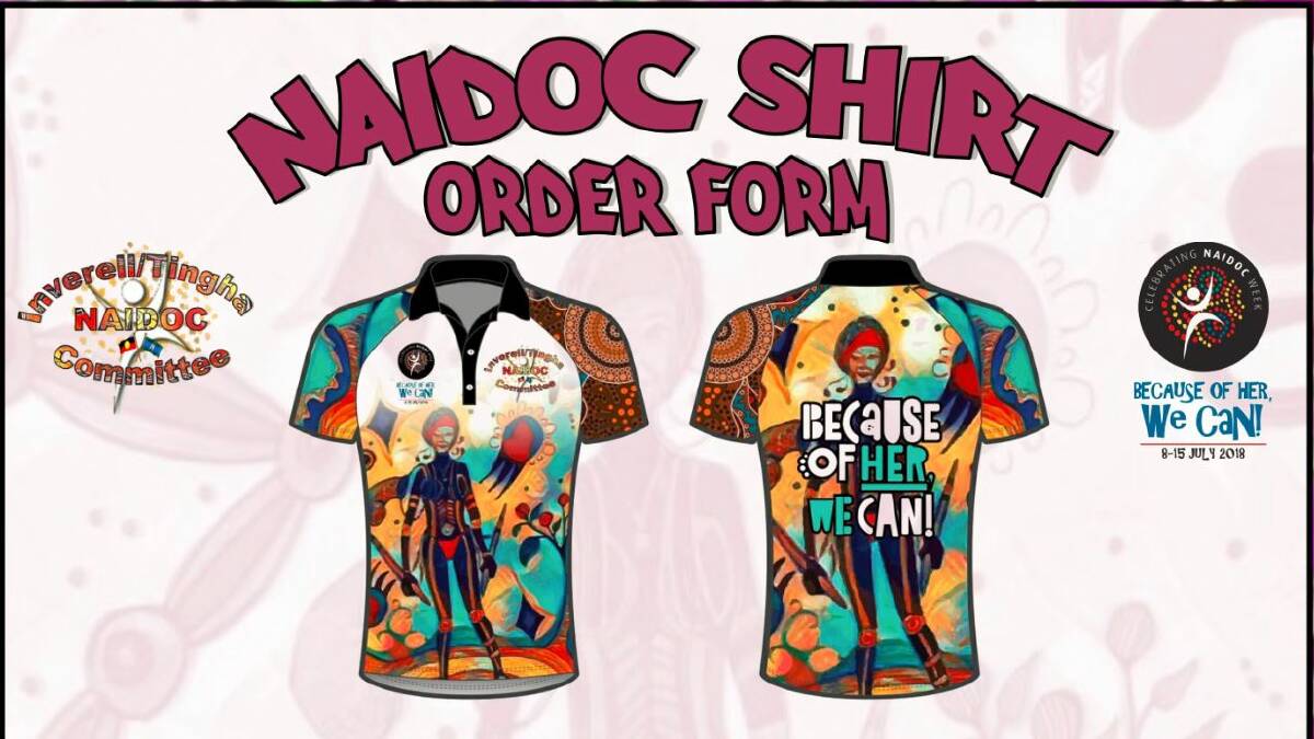 The 2018 Inverell NAIDOC Week shirts, available to order now!