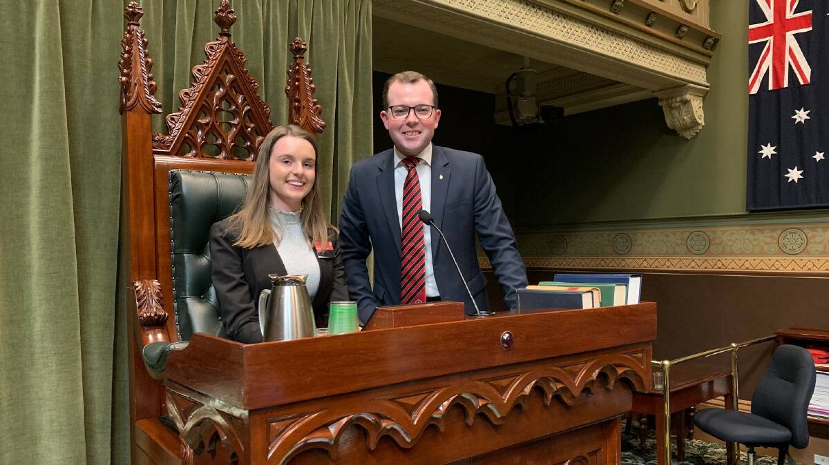Imogen McDonald recently participated in the NSW YMCA Youth Parliament where she met with Member for Northern Tablelands Adam Marshall.