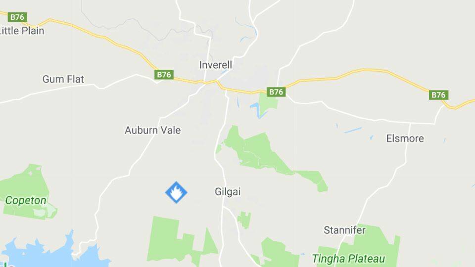 Update: Fire crews conduct back burn on fire outside of Inverell