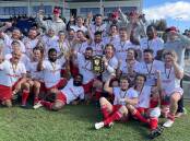 Champions: The Central North men celebrate their first Richardson Shield since 2015.