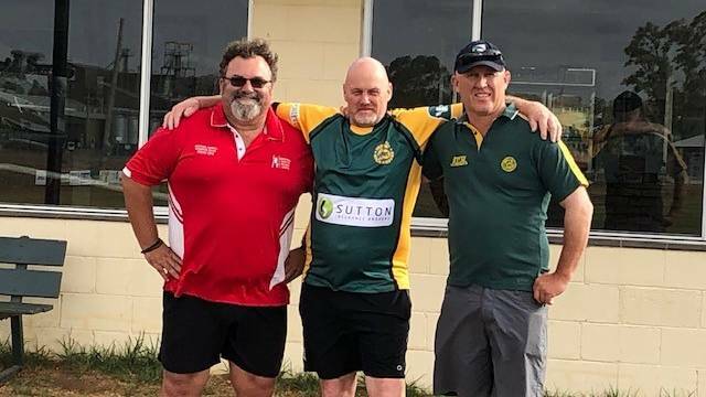 Exciting opportunity: Dale Beattie (left), pictured here with fellow Inverell coaches for the 2020 season Colin Mayes and Andrew Lee, is set for a busy year after being appointed the Country under-15s girls coach. 