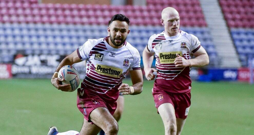 Top season: Tingha's Bevan French has been voted the British rugby league writers' player of 2020. Photo: Wigan Today