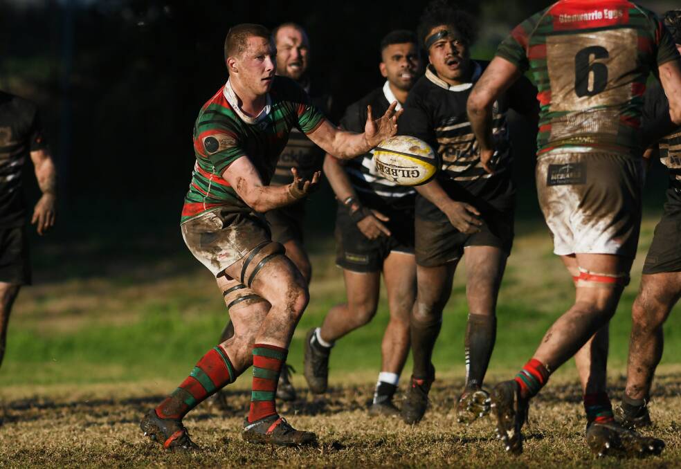 Done and dusted: St Alberts won't have the chance to add the major premiership to their minor premiership silverware after the New England Rugby Union made the tough decision to cancel the remainder of the 2021 season. Photo: Gareth Gardner 