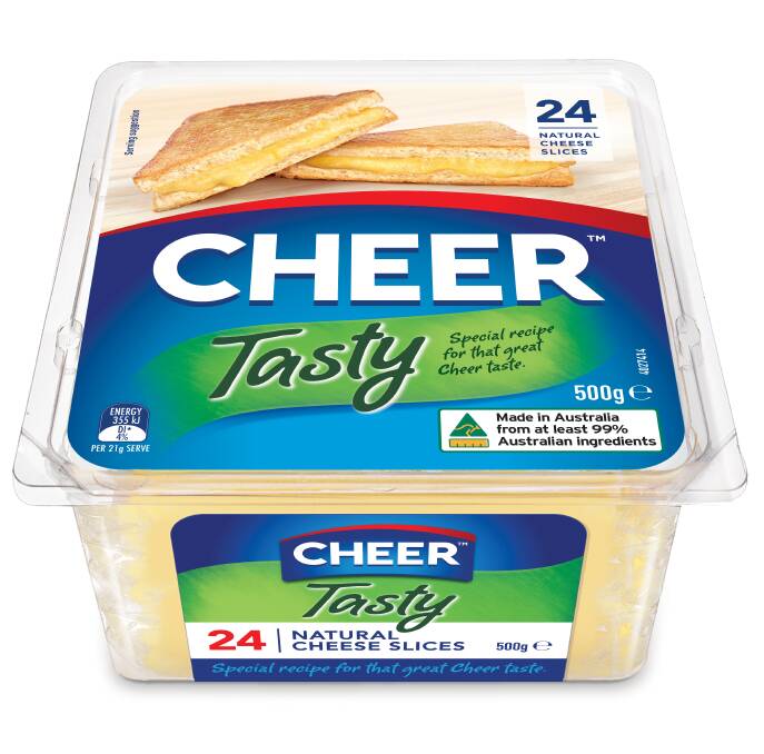 CHANGE: Saputo Dairy Australia Pty re-branded its product and the new CHEER cheese will appear on supermarket shelves nationwide from July 2021.