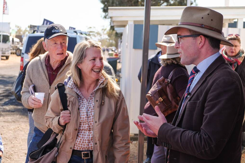 TOURISM: Minister Adam Marshall announced the first-ever regional NSW tourism target at AgQuip in Gunnedah yesterday.
