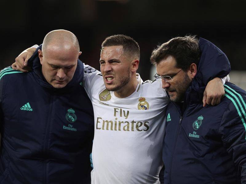 Eden Hazard is set for a spell on the sidelines after sufferinh a fractured ankle.