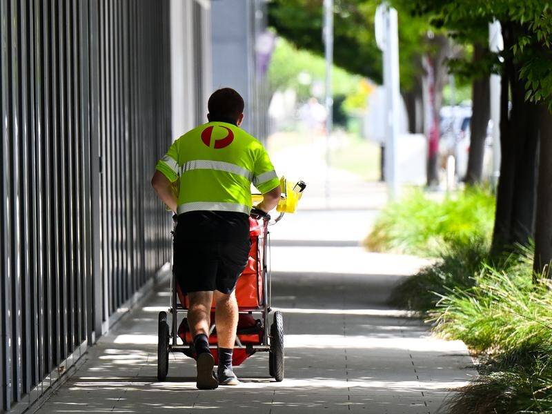 Australia Post data reveals more than 81,000 hazards were logged by posties in the past 12 months. (Lukas Coch/AAP PHOTOS)