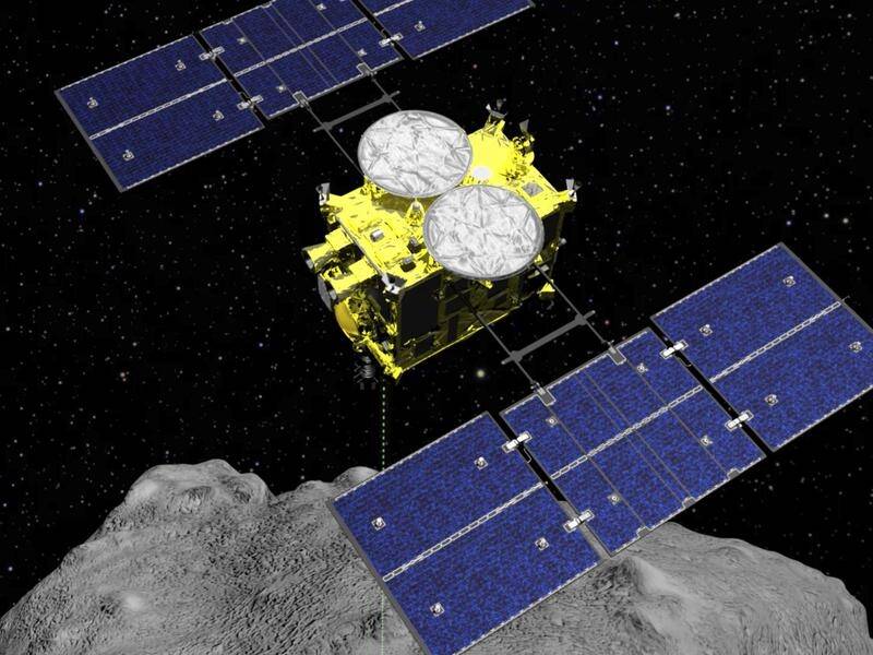 Hayabusa2 made two touchdowns on the asteroid Ryugu and successfully collected data.