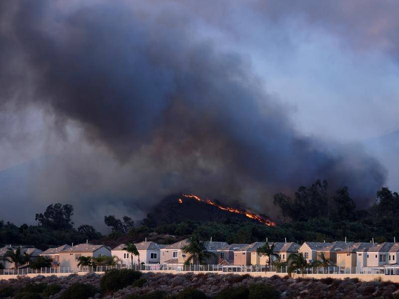 Thousands of people have been evacuated in Southern California as wildfires continue to burn.