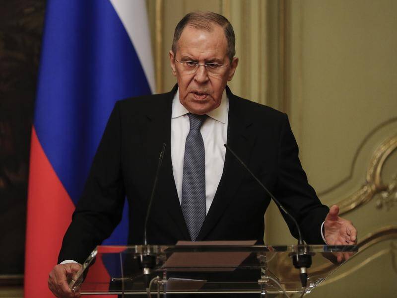 Russia's Foreign Minister Sergey Lavrov has hit out at what he calls anti-Russian Western sentiment.