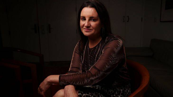 Senator Jacqui Lambie at Parliament House in Canberra on Thursday 23 March 2017. Photo: Andrew Meares 