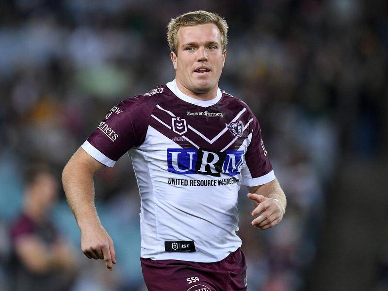 Jake Trbojevic was sin-binned in Manly's 34-26 NRL semi-final loss to South Sydney.