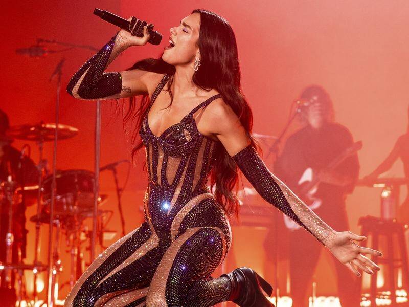 British music sensation Dua Lipa will lead a star-studded line-up at Always Live in Victoria. (AP PHOTO)