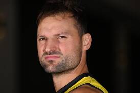Richmond skipper Toby Nankervis is doubtful for the AFL opening-round game against Gold Coast. (James Ross/AAP PHOTOS)