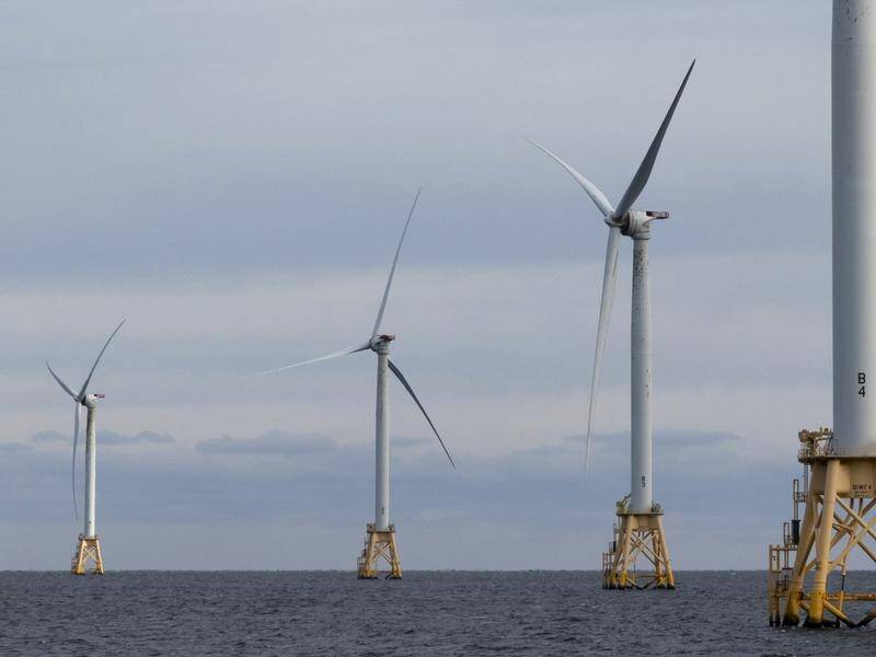 Each Australian offshore wind farm would have the capacity to replace a coal-fired power plant. (AP PHOTO)