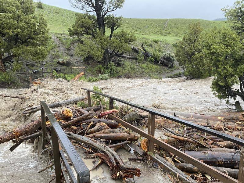 Yellowstone National Park could see more flooding at the weekend, according to forecasts.