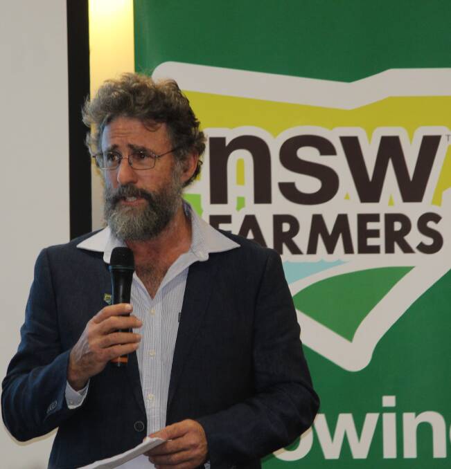 WELCOME FUNDING: NSW Farmers president James Jackson said the true cost of the bushfires may not be felt for months.