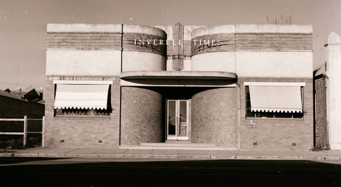 The old Inverell Times office at 37 Vivian Street.