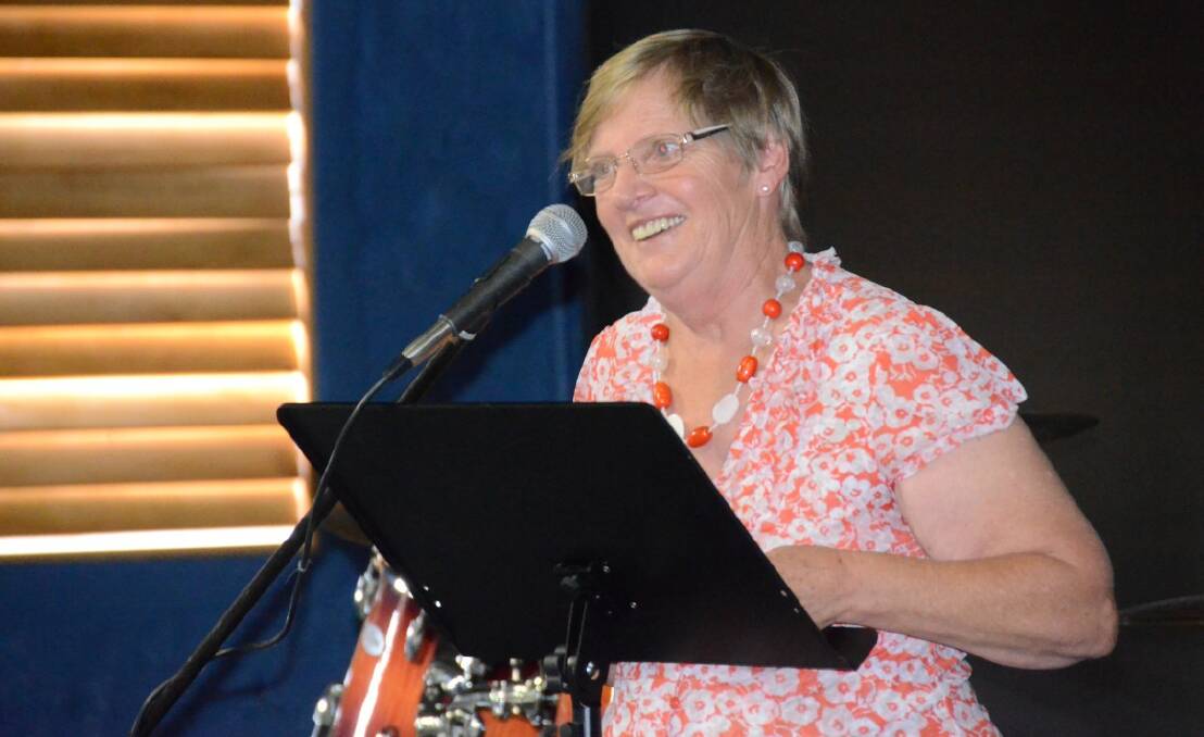 PRESENTER: Gwydir group president Gail Kirby. Photo by Renate Moerman No 13