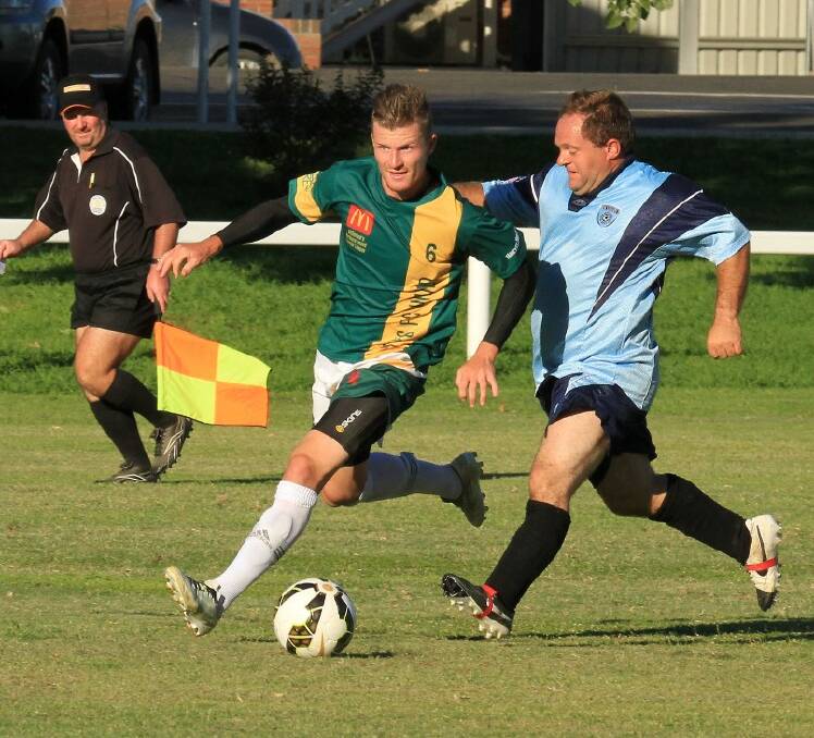 STYLE: Jaskson Haussler on the attack against East Armidale on the weekend.