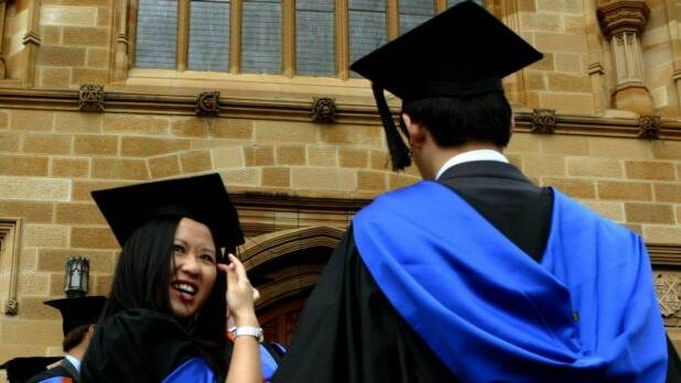 Employers are far more happy with graduates from smaller universities than those from the bigger "group of eight" institutions. Photo: Louise Kennerley
