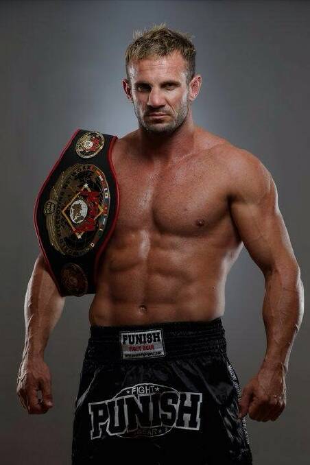 FIGHTER: Nathan Corbett is eleven times Muay Thai world champion across three weight divisions.