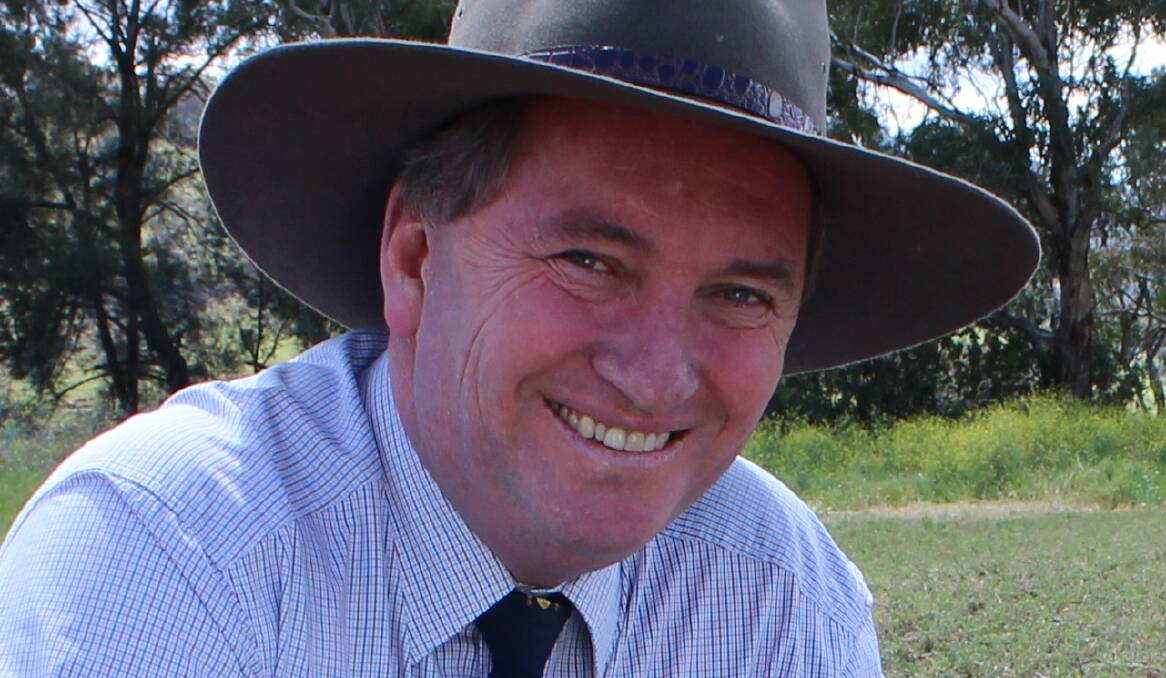 Member for New England Barnaby Joyce announced funding for more CCTV at Inverell.