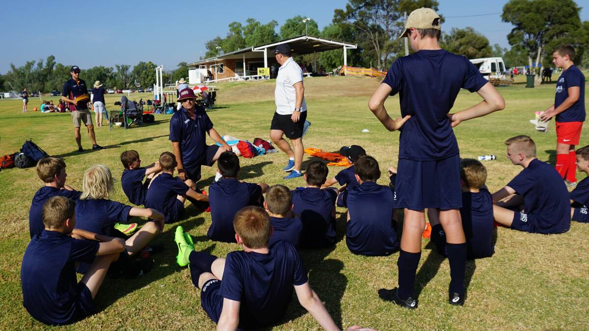 Up for grabs: About 30 football players will be competing for touring spots to attend the Gold Coast Champions Cup tournament.