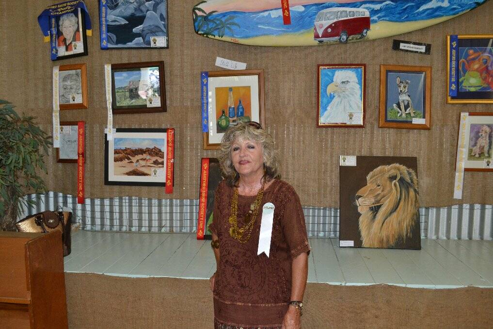Fine Arts were well represented at the show. Robyn Keating was the steward.